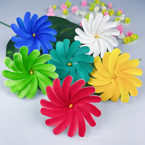 Handmade Double Foam Flower Tiare Hair Pick